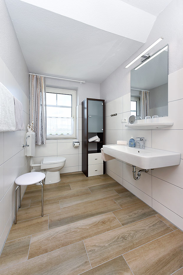 Ferienwohnung „Landblick“ - Badezimmer