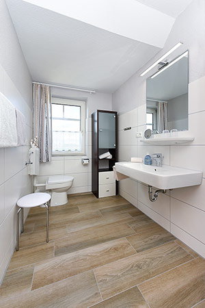 Ferienwohnung „Landblick“ - Badezimmer