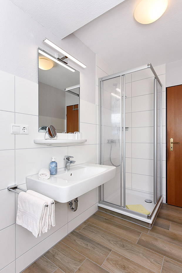Ferienwohnung „Landblick“ - Badezimmer