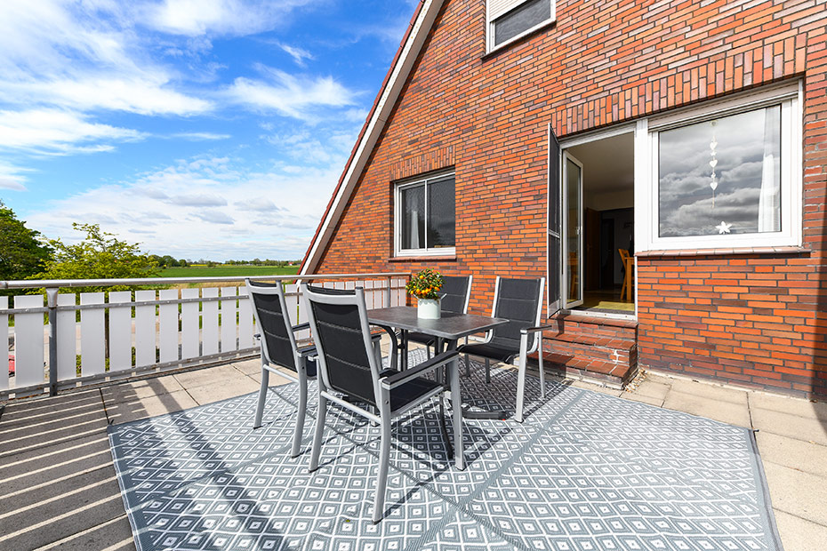 Ferienwohnung „Landblick“ - Dachterrasse