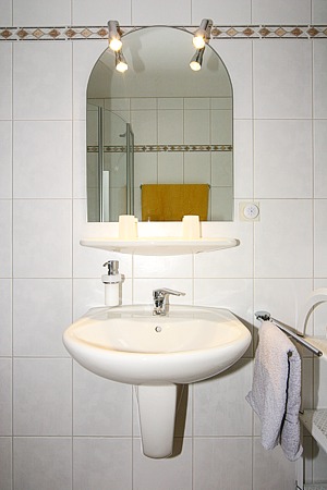 Ferienwohnung „Mühlenblick“ - Badezimmer