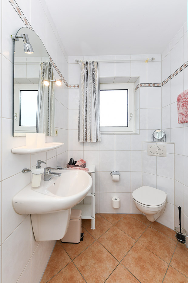 Ferienwohnung „Mühlenblick“ - Badezimmer