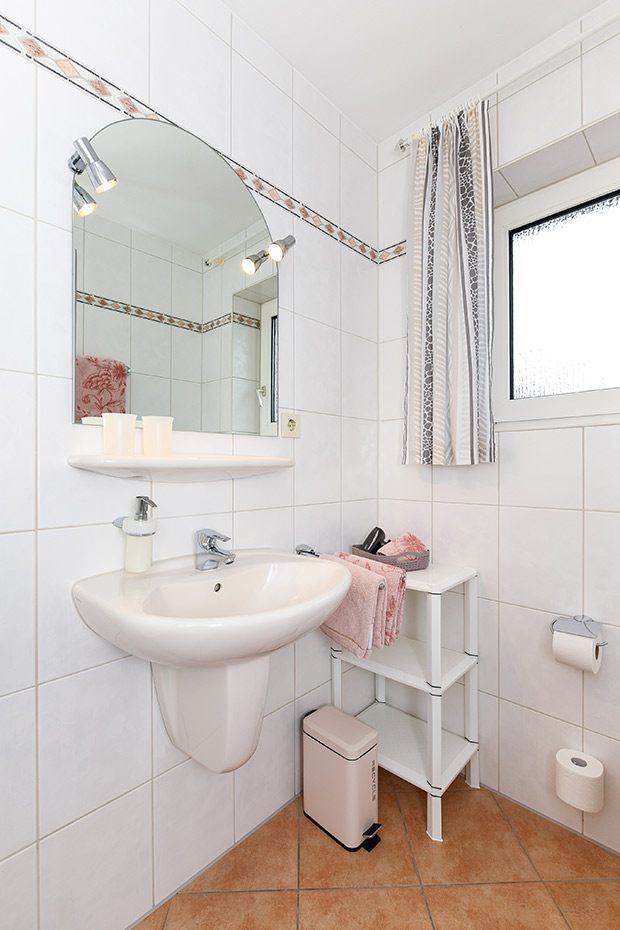 Ferienwohnung „Mühlenblick“ - Badezimmer
