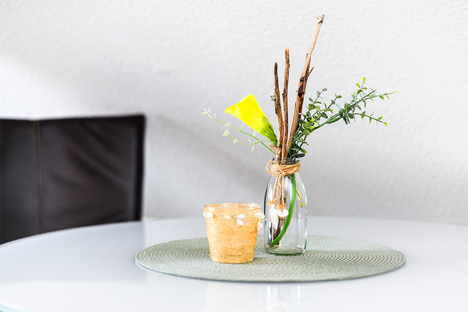 Apartment 7 - Wohn- und Schlafraum mit integriertem Küchenbereich