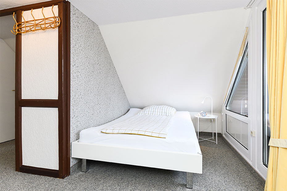 Apartment 7 - Wohn- und Schlafraum mit integriertem Küchenbereich