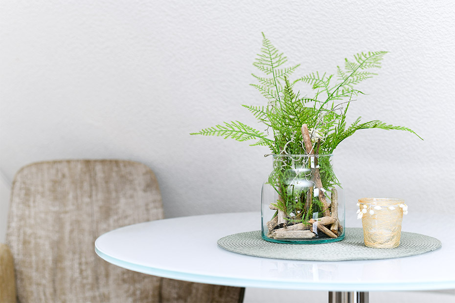 Apartment 8 - Wohn- und Schlafraum mit integriertem Küchenbereich