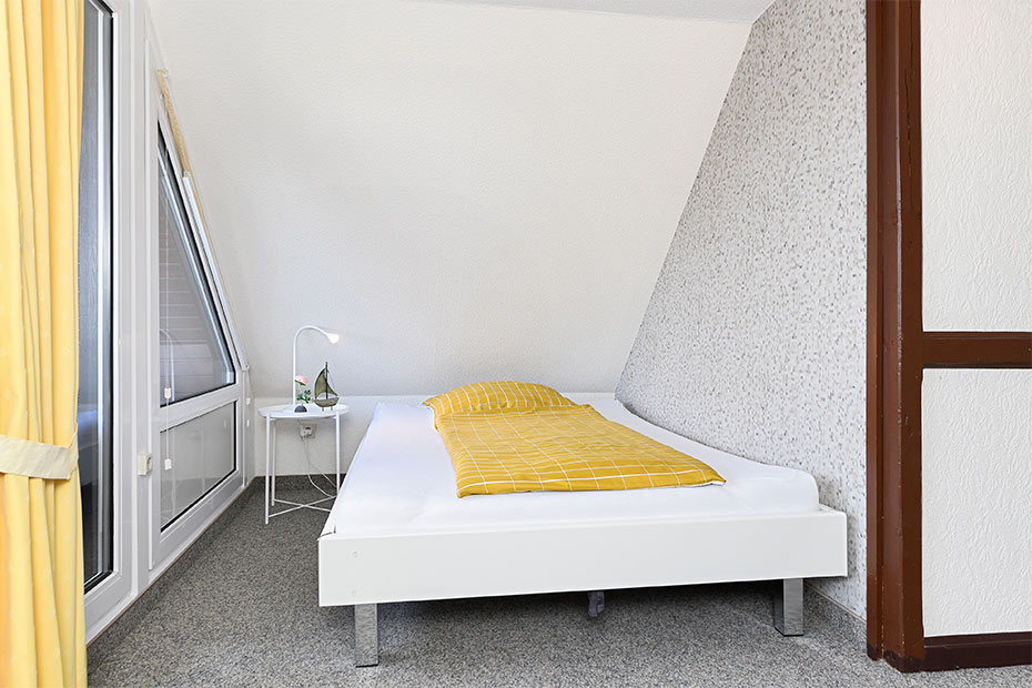 Apartment 8 - Wohn- und Schlafraum mit integriertem Küchenbereich