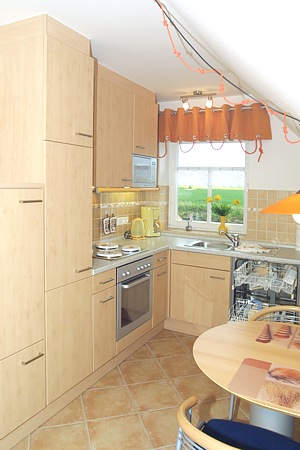 Ferienwohnung „Sandbank“ - Küche