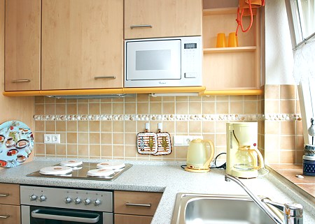 Ferienwohnung „Sandbank“ - Küche