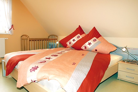 Ferienwohnung „Sandbank“ - Schlafzimmer 1