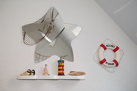 Ferienwohnung „Sandbank“ - Treppenhaus