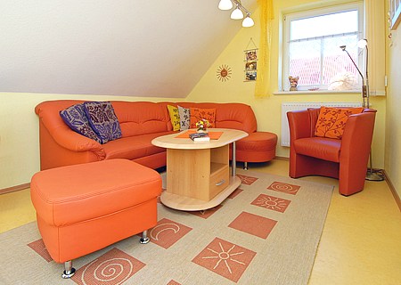 Ferienwohnung „Sandbank“ - Wohnzimmer