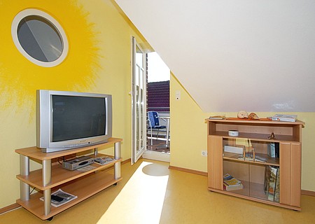 Ferienwohnung „Sandbank“ - Wohnzimmer