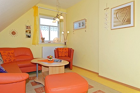 Ferienwohnung „Sandbank“ - Wohnzimmer
