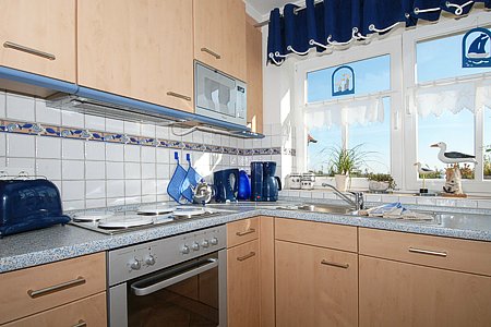 Ferienwohnung „Waterkant“ - Küche