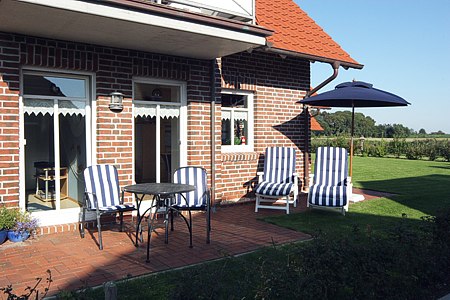 Ferienwohnung „Waterkant“ - Terrasse