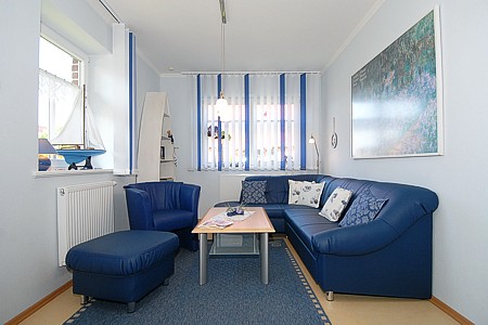 Ferienwohnung „Waterkant“ - Wohnzimmer