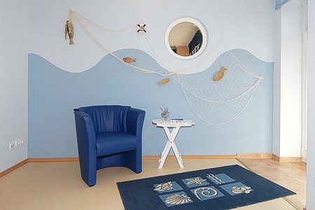 Ferienwohnung „Waterkant“ - Wohnzimmer