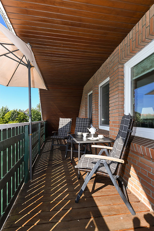 Ferienwohnung „Haus Antares“ - Loggia