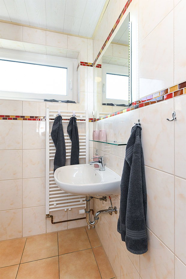 Ferienwohnung „Knurrhahn“ - Badezimmer
