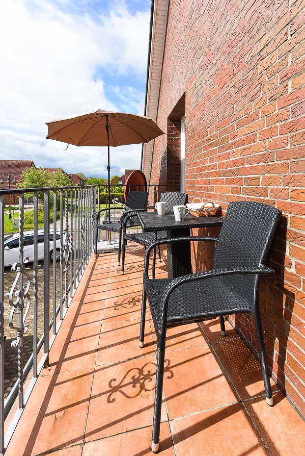 Ferienwohnung „Krabbe“ - Balkon