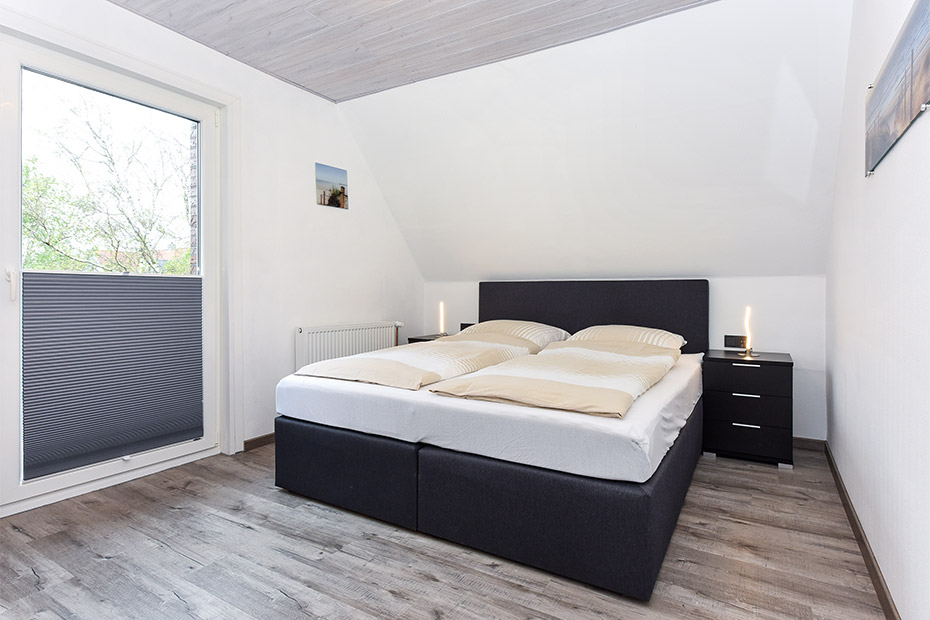 Ferienwohnung „Krabbe“ - Schlafzimmer