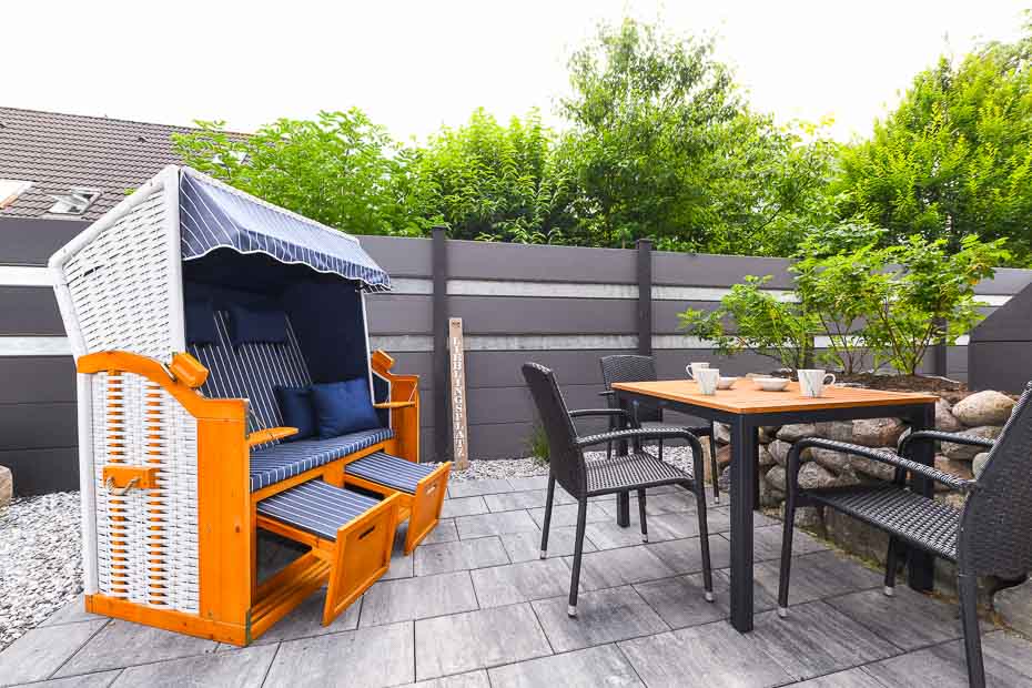 Ferienwohnung „Scholle“ - Terrasse
