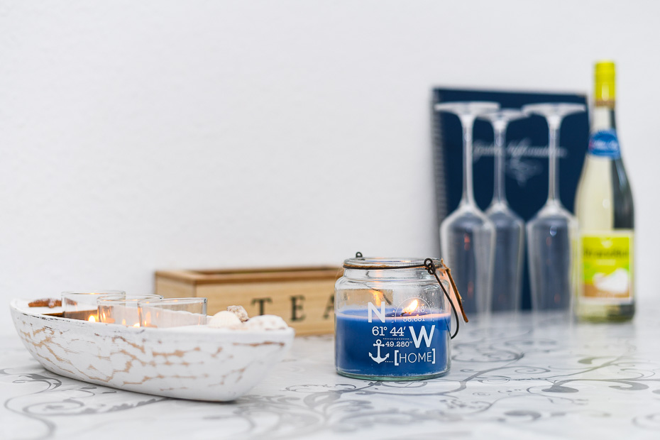 Ferienwohnung „Scholle“ - Wohnraum mit integrierter Küche