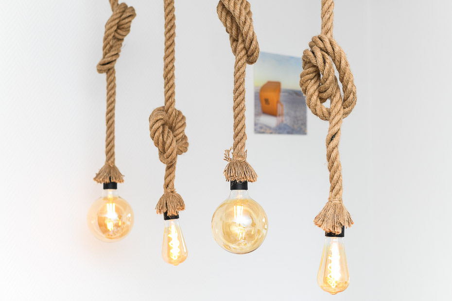 Ferienwohnung „Seestern“ - Wohnzimmer mit integriertem Küchenbereich