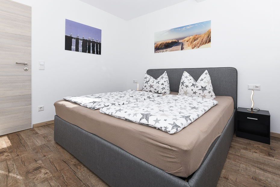 Ferienwohnung „Strandläufer“ - Schlafzimmer