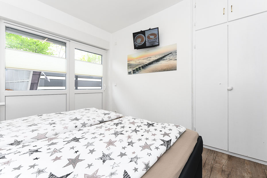 Ferienwohnung „Wattwurm“ - Schlafzimmer