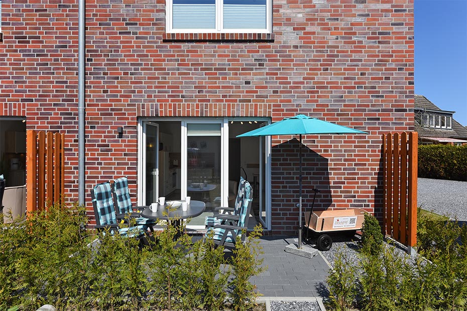 Ferienhaus „Deichgraf 1“ - Terrasse