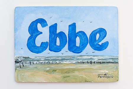 Ferienwohnung „Ebbe“ - Wohnzimmer mit integriertem Küchenbereich