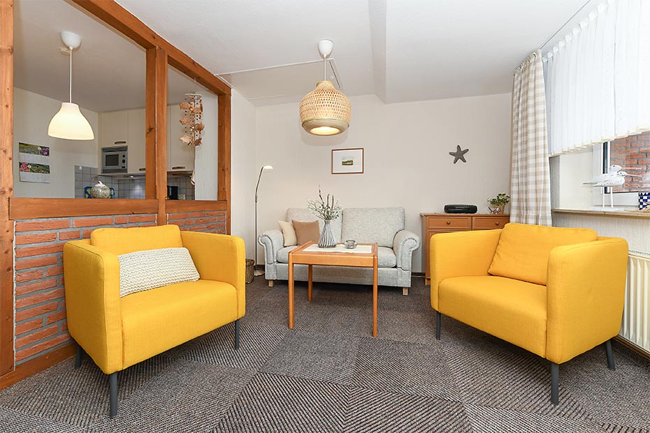Ferienwohnung „Baltrum“ - Wohnzimmer