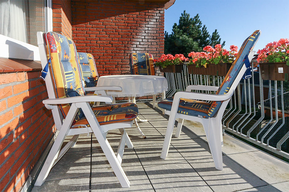 Ferienwohnung „Baltrum“ - Balkon