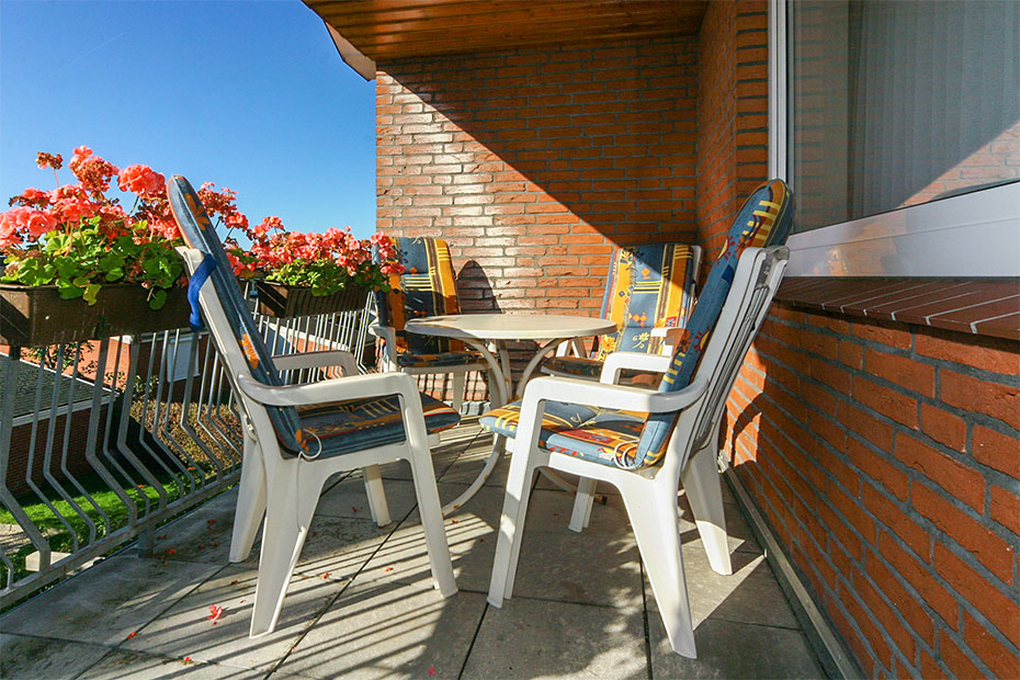 Ferienwohnung „Langeoog“ - Balkon