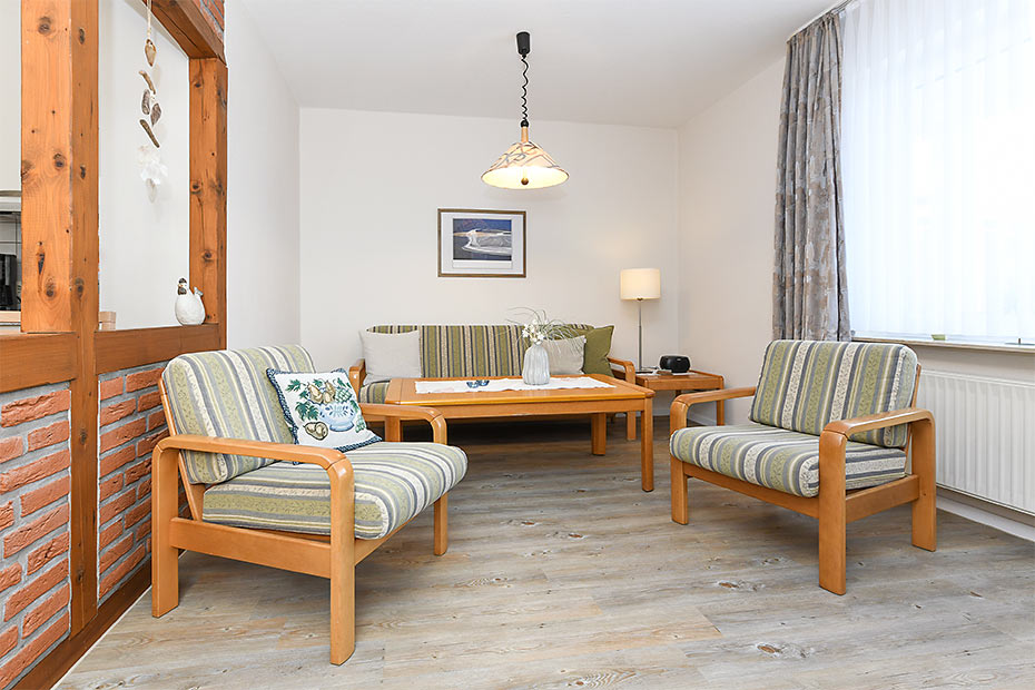 Ferienwohnung „Spiekeroog“ - Wohnzimmer