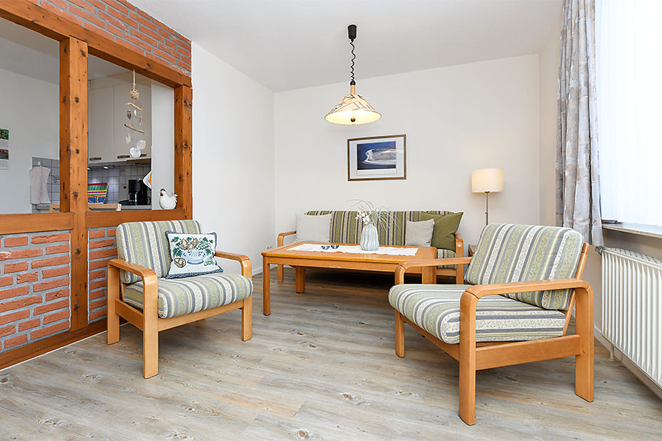 Ferienwohnung „Spiekeroog“ - Wohnzimmer