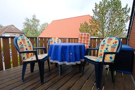 Ferienwohnung - Balkon