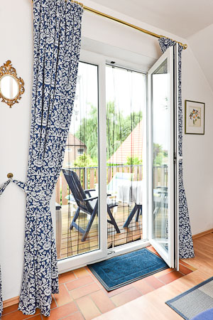 Ferienwohnung - Wohnraum mit integrierter Küche