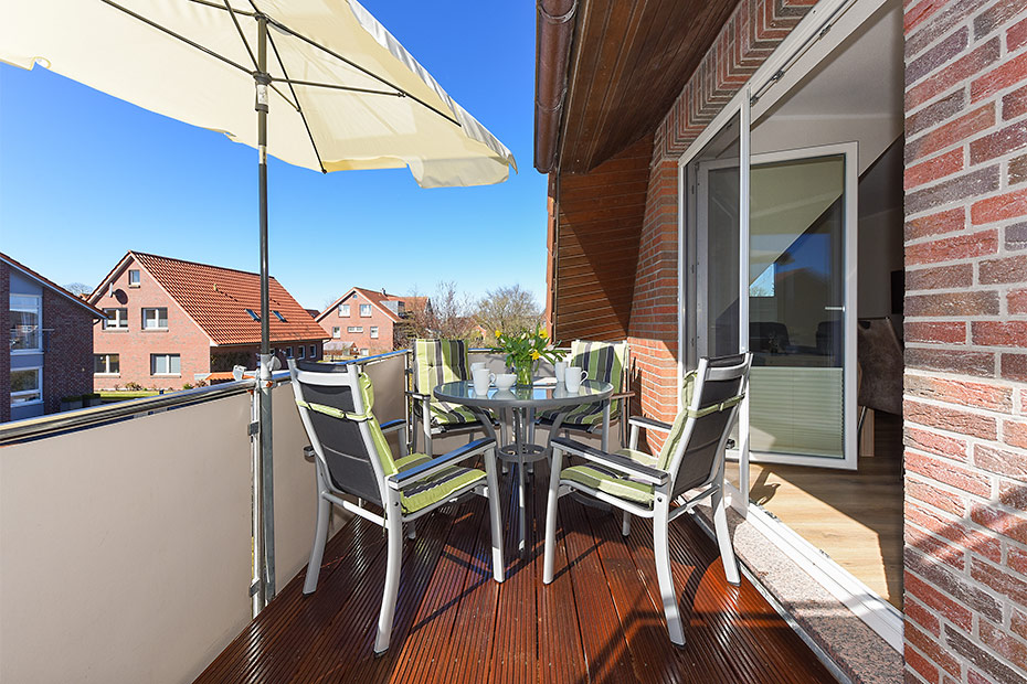 Ferienwohnung „oben links“ - Balkon