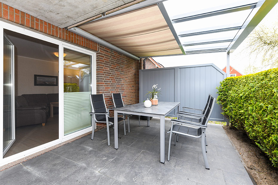 Ferienwohnung „unten rechts“ - Terrasse