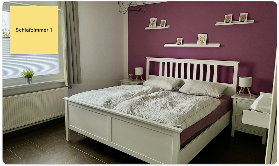 Ferienhaus „Carolinenhof 9“ - Schlafzimmer 1