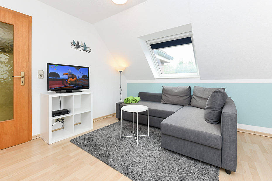 Ferienwohnung 2 - Wohnraum mit integrierter Küche