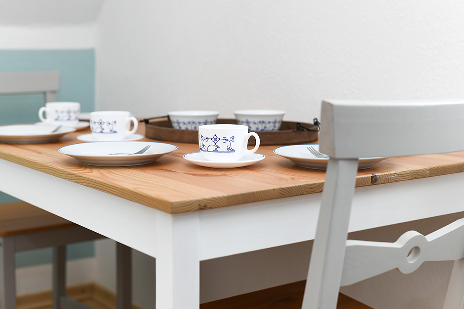 Ferienwohnung 2 - Wohnraum mit integrierter Küche