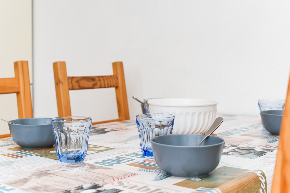 Ferienwohnung 3 - Wohnraum mit integrierter Küche