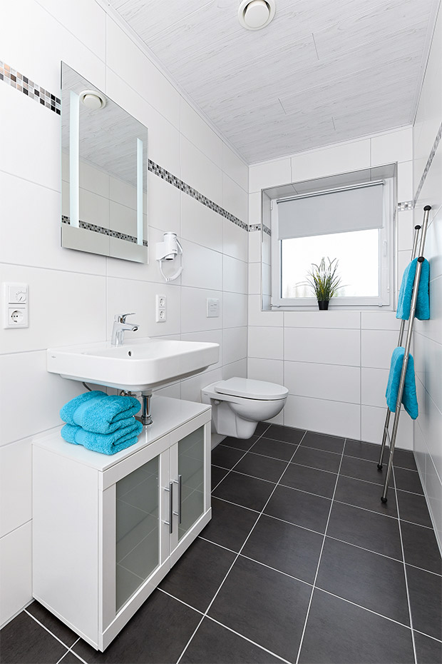 Ferienwohnung - Badezimmer