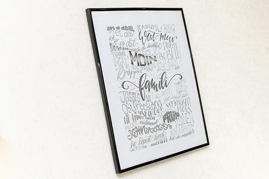 Ferienwohnung - Wohnzimmer mit integriertem Küchenbereich