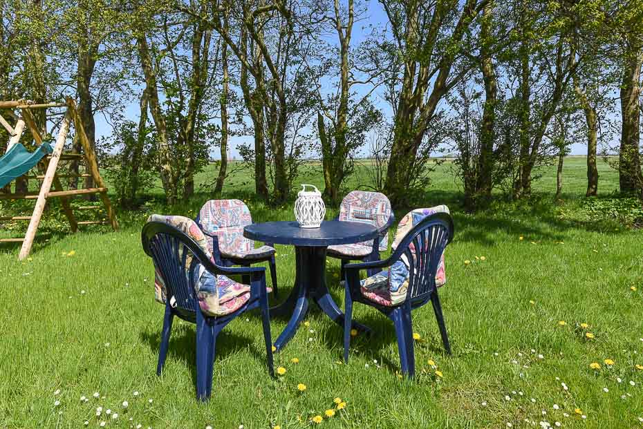 Ferienwohnung „Seebrise“ - Garten und Terrasse