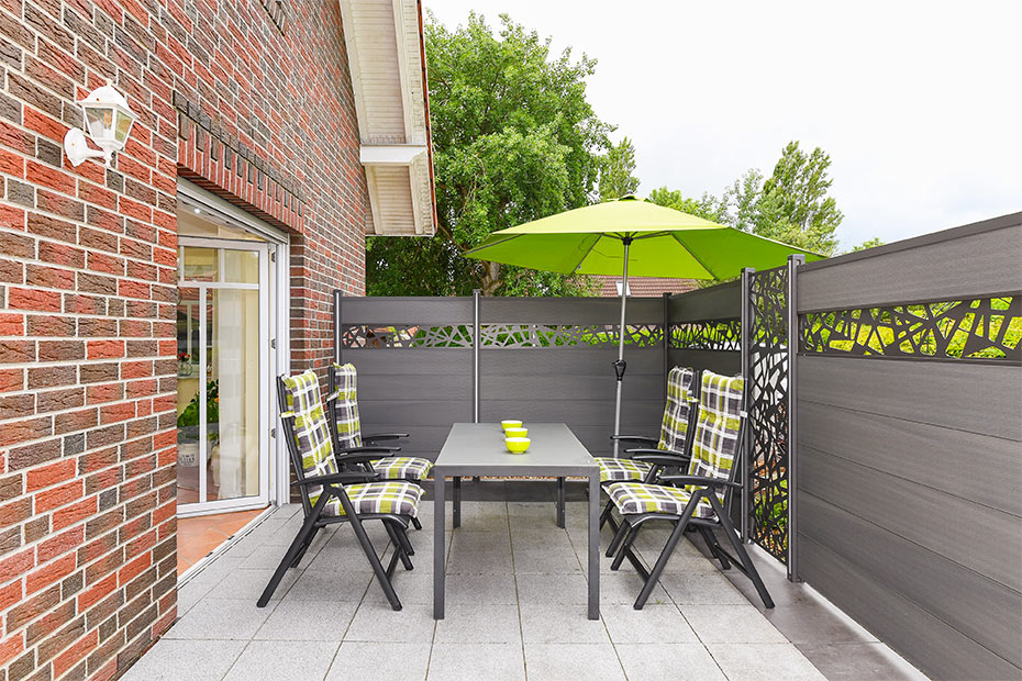 Ferienwohnung „Kleine Möwe“ - Terrasse